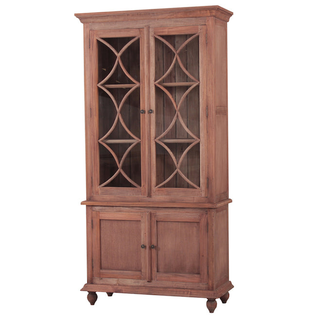 Country Cottage Display Cabinet - Natural