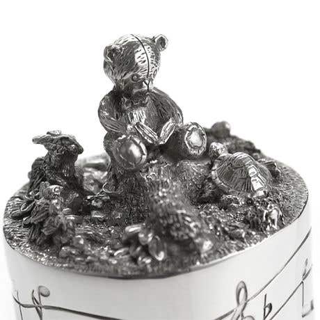 Royal Selangor Teddy Bear Friends Pewter Music Carousel