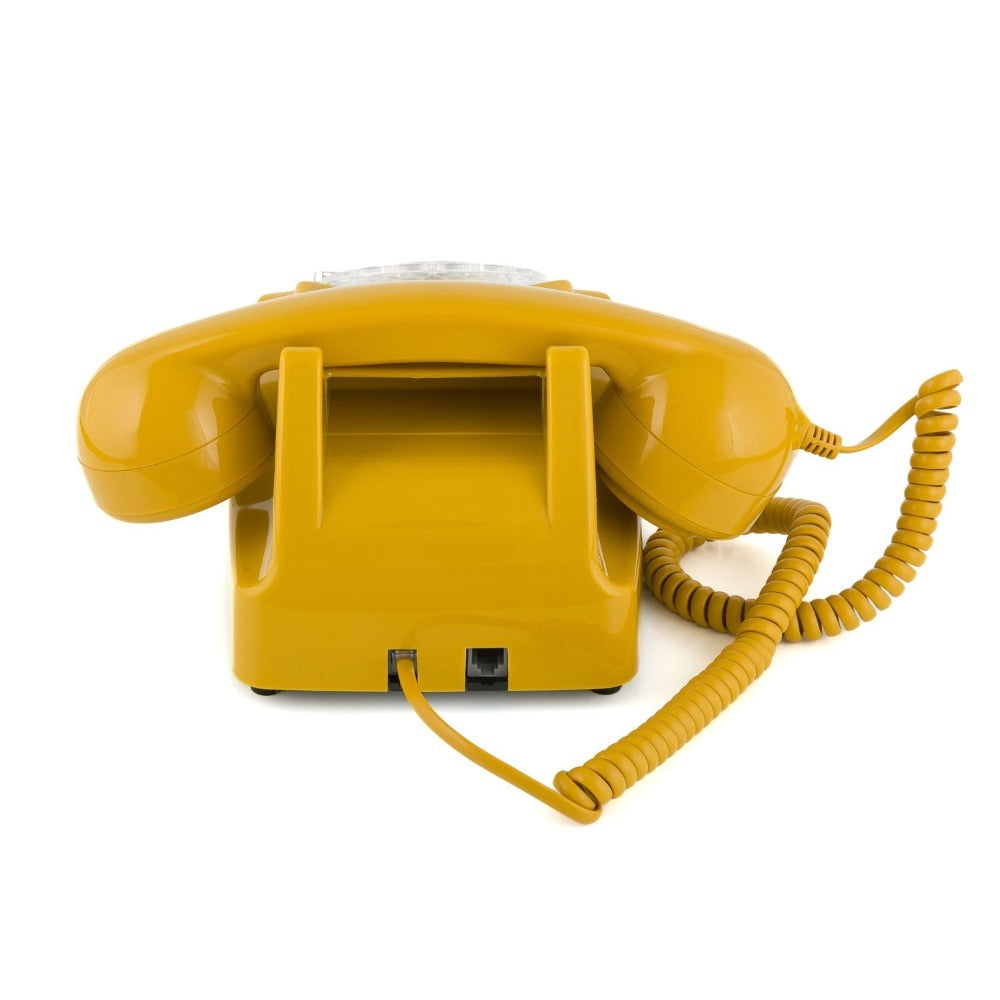 GPO Retro 746 Rotary Telephone - Mustard