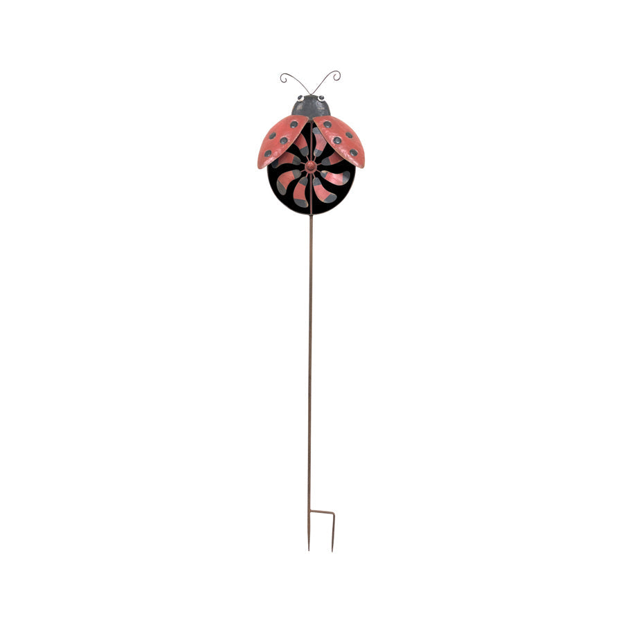 Ladybird Wind-Spinner on Stake 150Cms