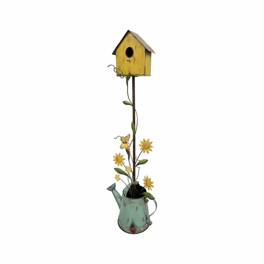 Garden Birdhouse in Watering Can