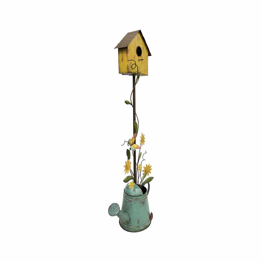 Garden Birdhouse in Watering Can