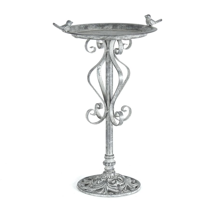 Coventry Birdfeeder With 2 Birds on Ornate Stand