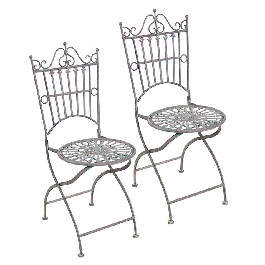 Outdoor Round Table & Chairs Set Baroque