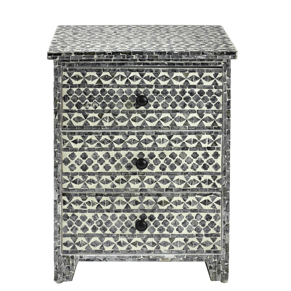 Santa Fe Shell Inlay Side Table