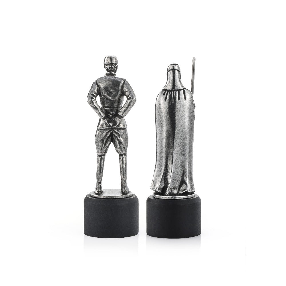 Star Wars Imperial Officer & Royal Guard Bishop & Knight Pewter Chess Piece Pair