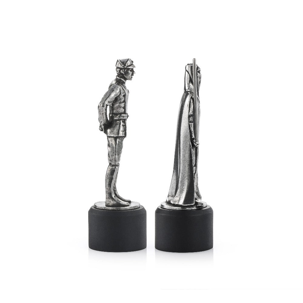 Star Wars Imperial Officer & Royal Guard Bishop & Knight Pewter Chess Piece Pair