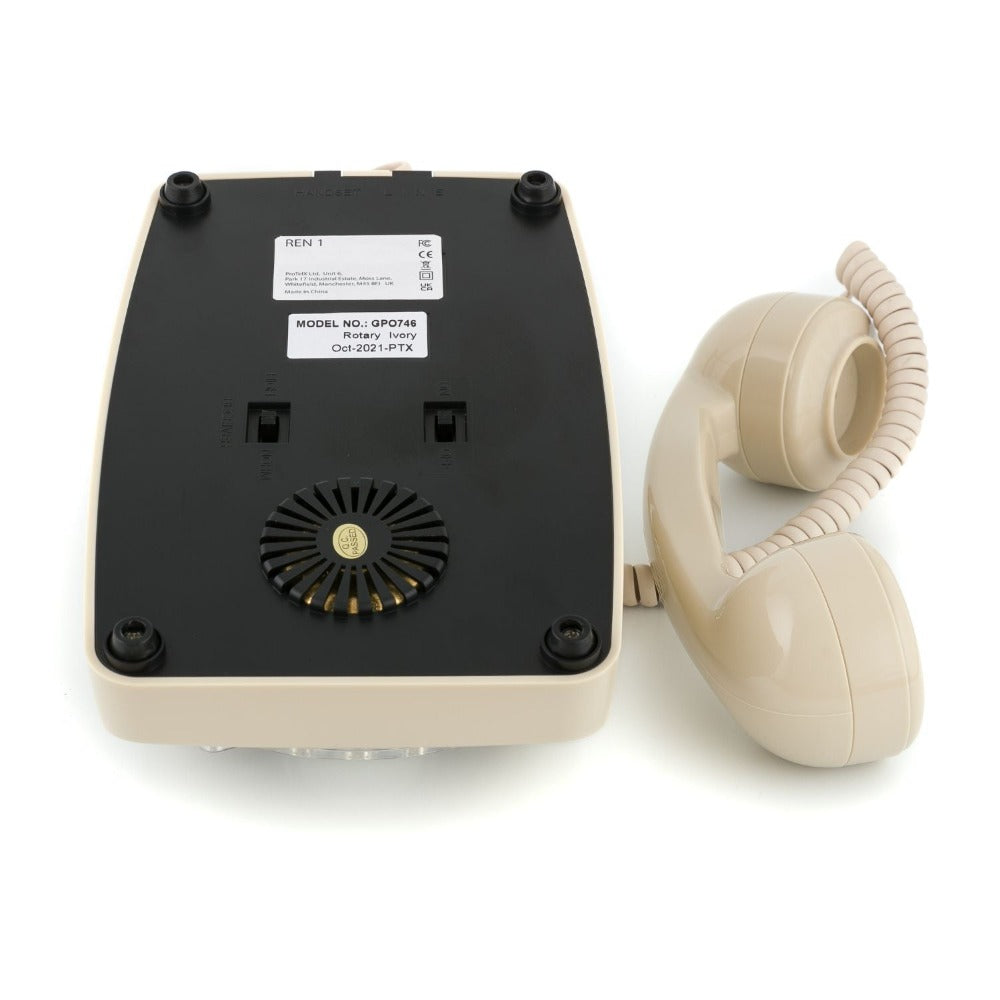 GPO Retro 746 Rotary Telephone - Ivory