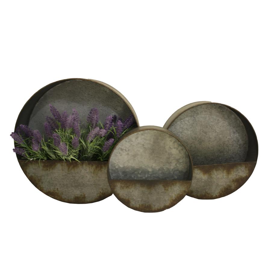 Nested Elemental Wall Planters Set of 3