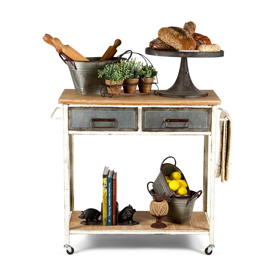 Farmers Kitchen Console on Wheels