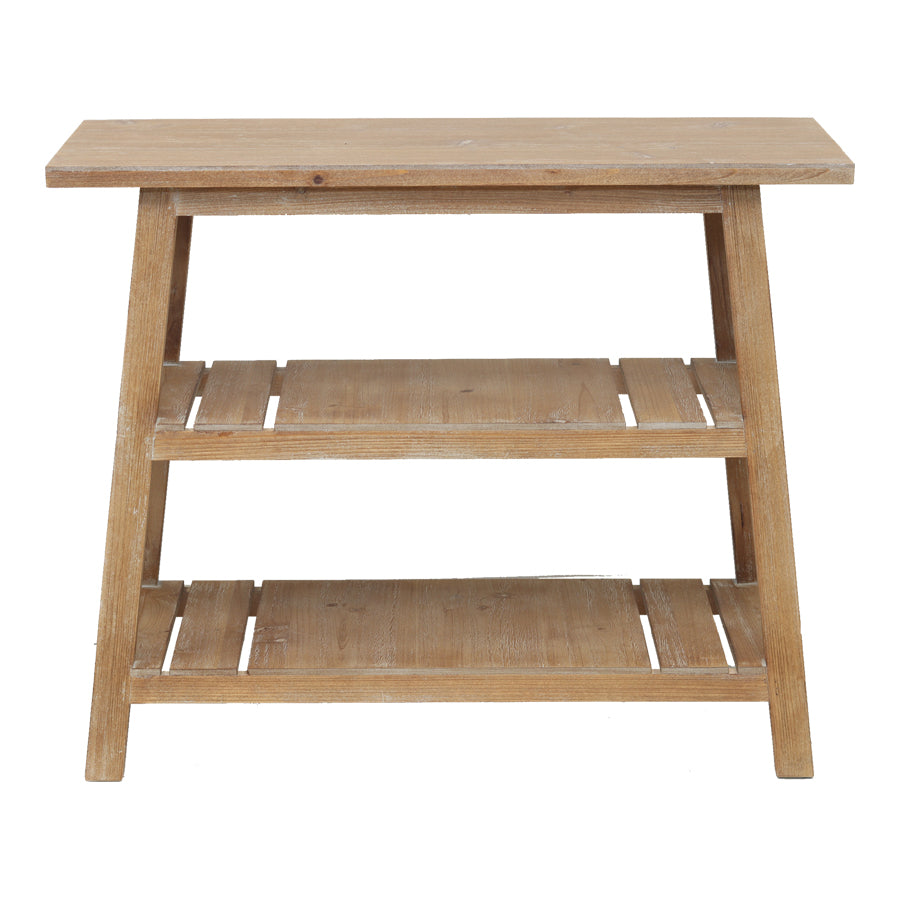 Cottage Hallway 2 Shelf Console Table