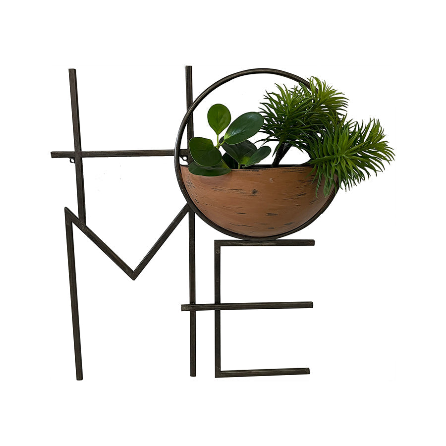 Industro Chic "Home" Wall Planter