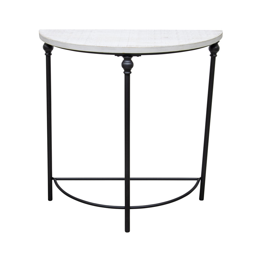 Lorette French Half-Round Console Table