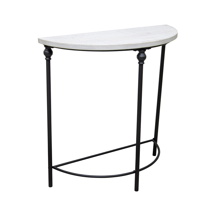 Lorette French Half-Round Console Table