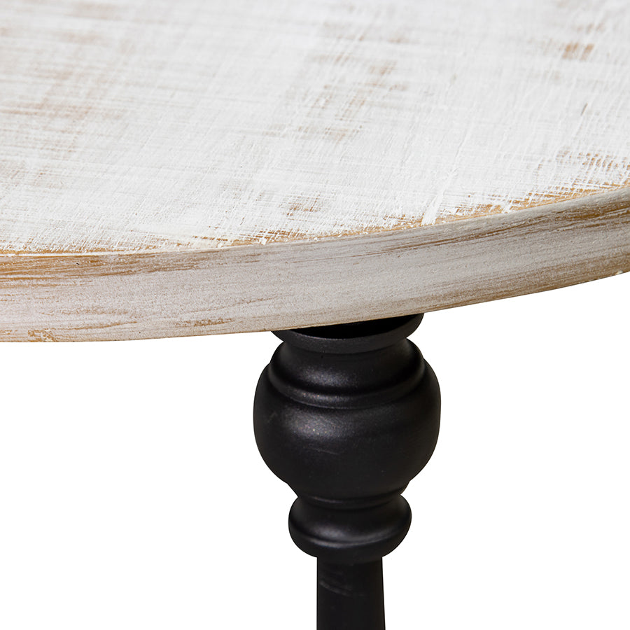 Lorette French Round Occasional Table