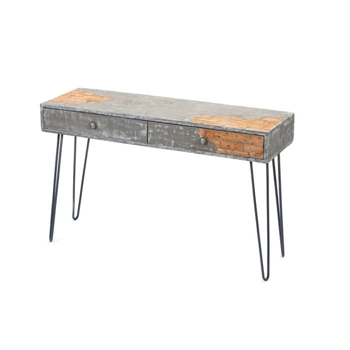 Exposed Bricks Console Table