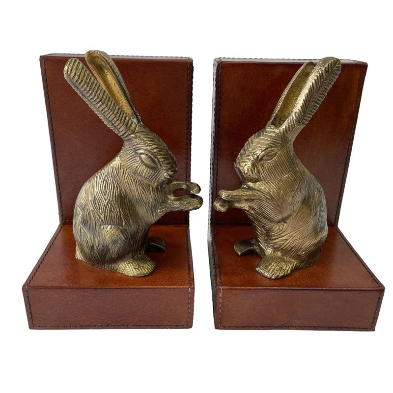 Rabbit Statue Bookends Set Of 2 (Available In 3 Colors)