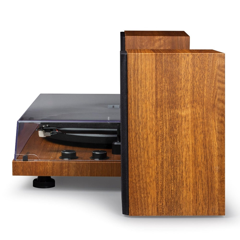 Crosley C62 Speakers & Turntable System - Walnut