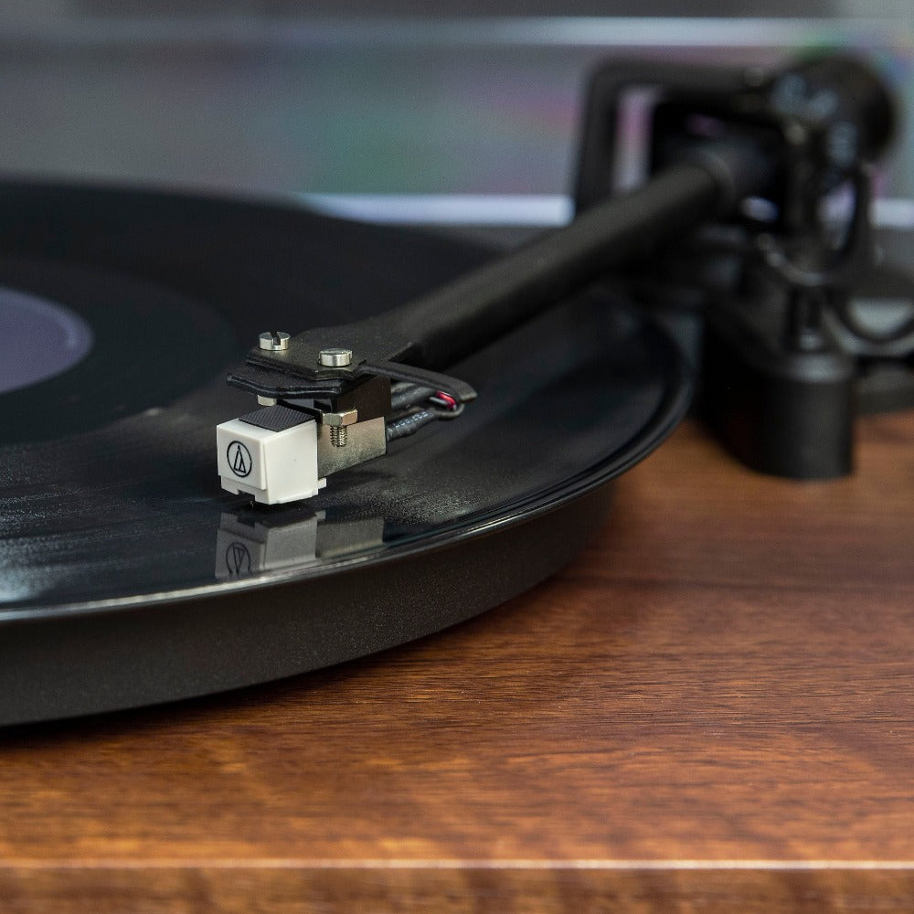 Crosley C62 Speakers & Turntable System - Walnut