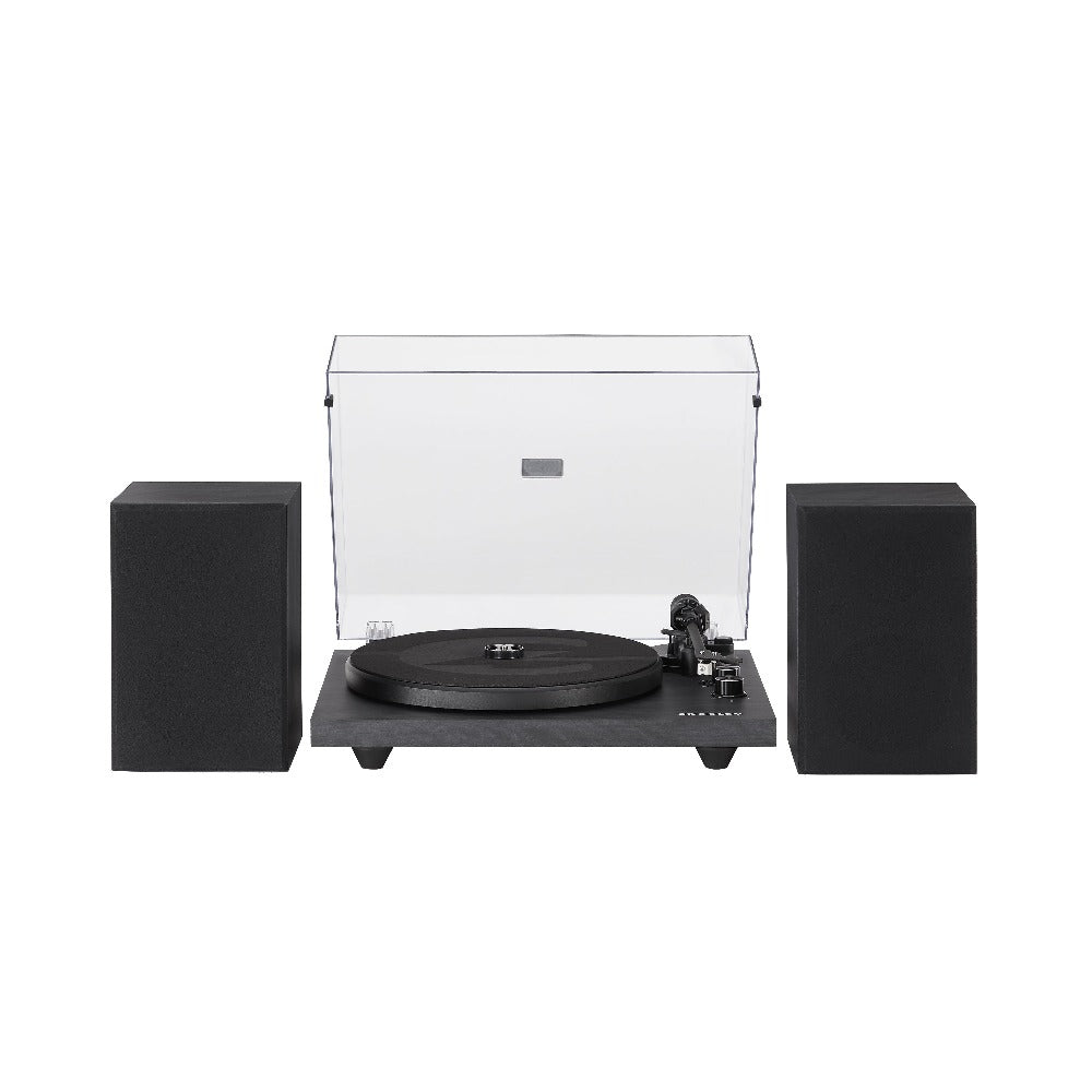 Crosley C62 Speakers & Turntable System - Black