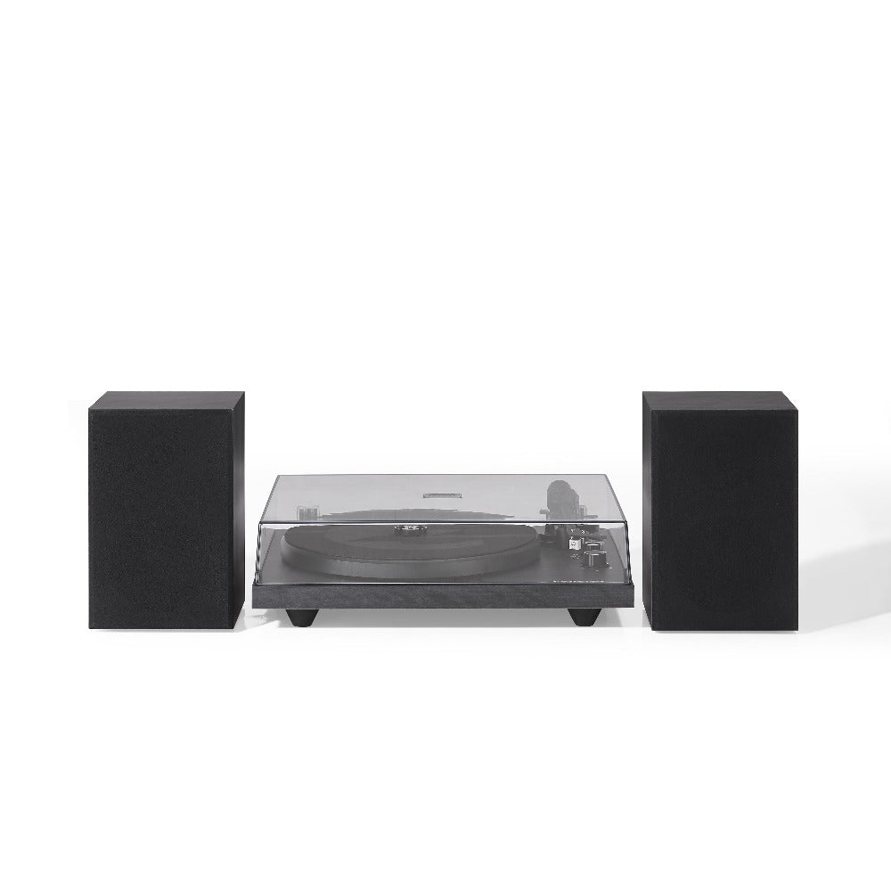 Crosley C62 Speakers & Turntable System - Black