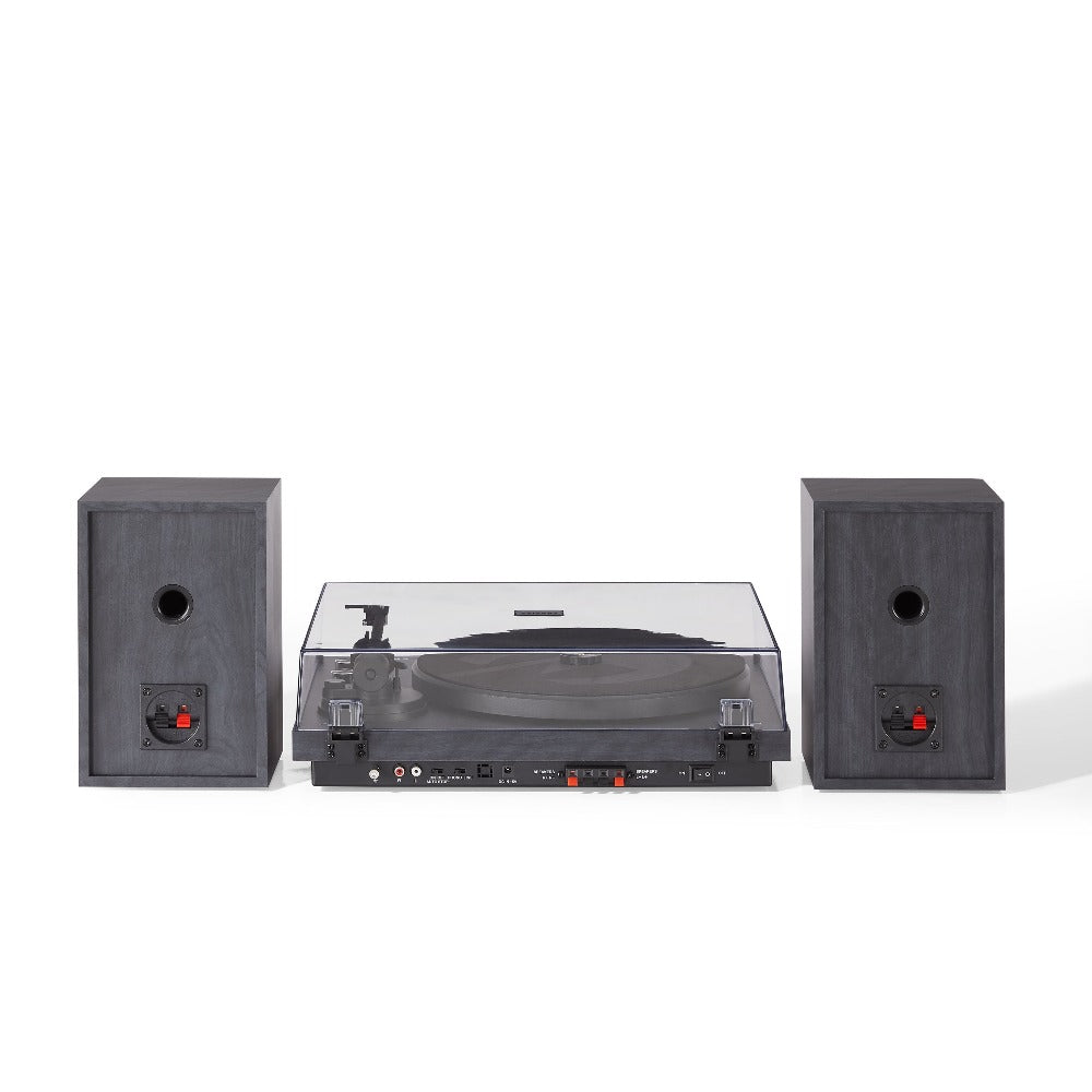 Crosley C62 Speakers & Turntable System - Black