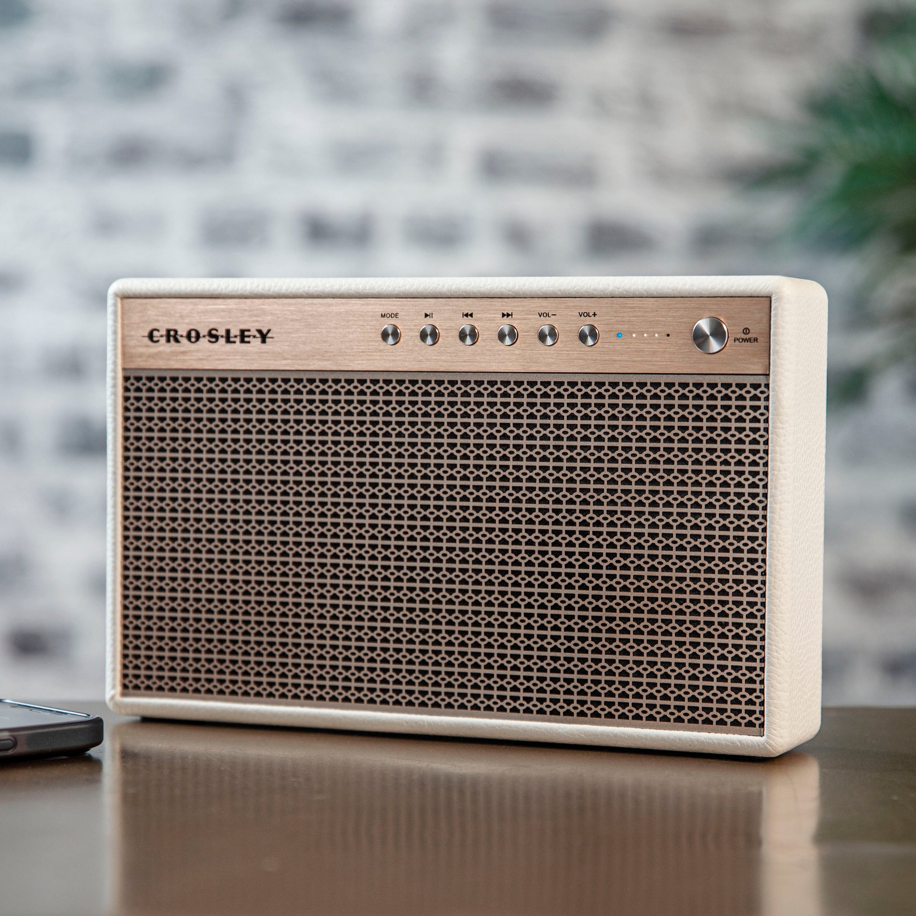 Crosley Montero Bluetooth Speaker - White