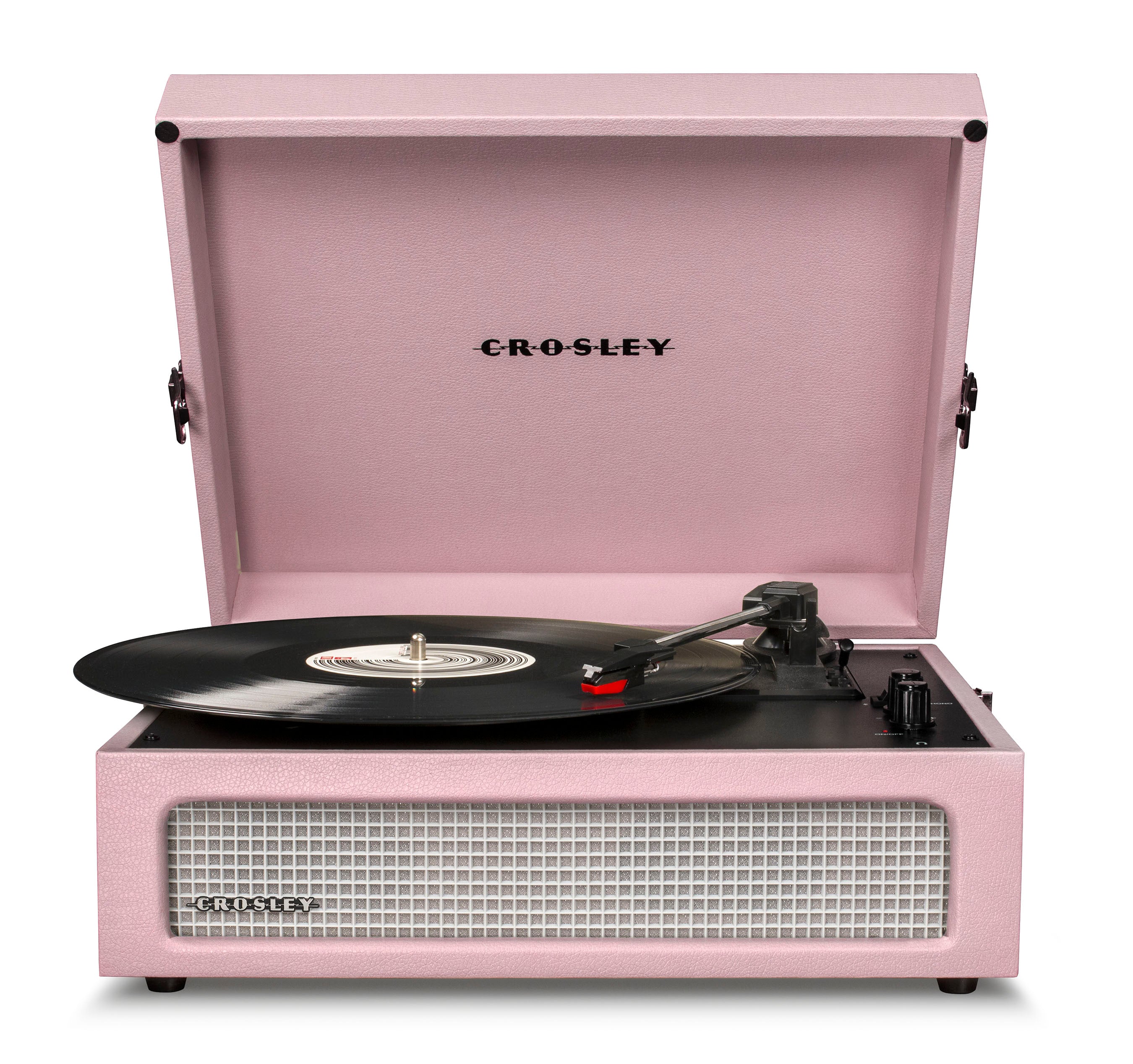 Crosley Voyager Bluetooth Portable Turntable + Crosley SOHO Stand - Amethyst BUNDLE