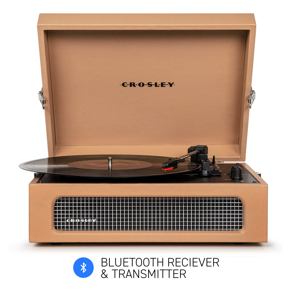 Crosley Voyager Bluetooth Portable Turntable - Tan