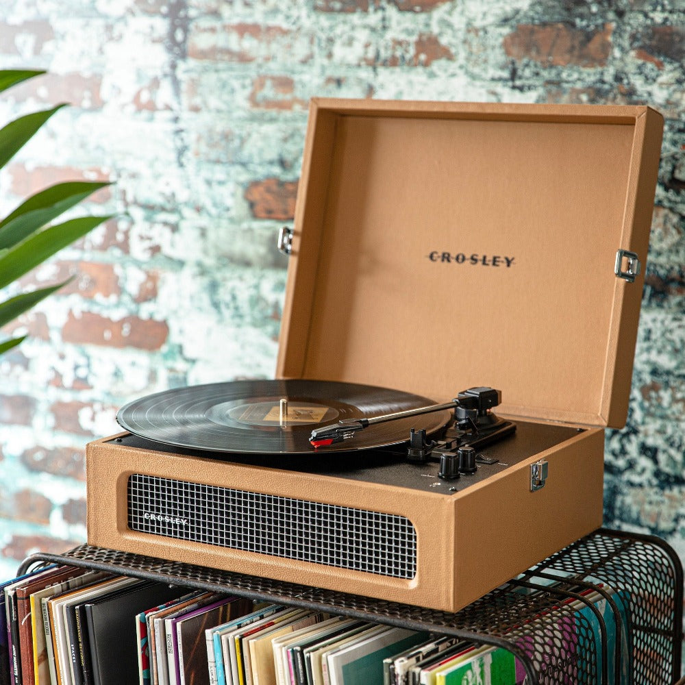 Crosley Voyager Bluetooth Portable Turntable - Tan