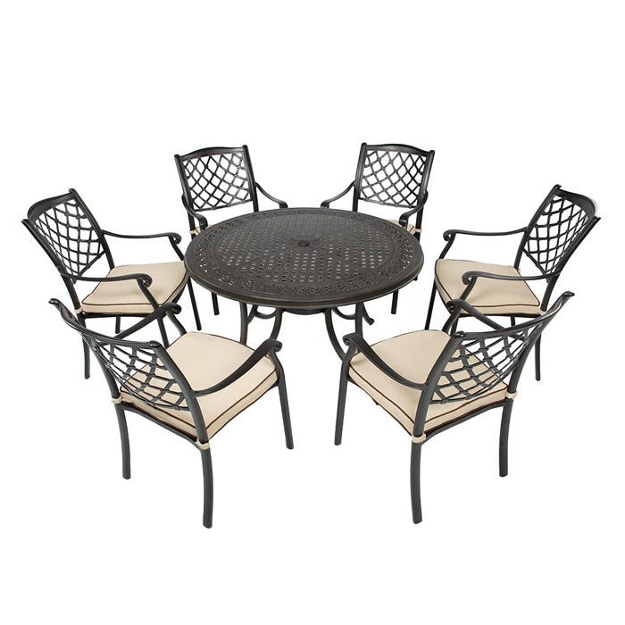 Zenith 6 Seater Outdoor Dining Set