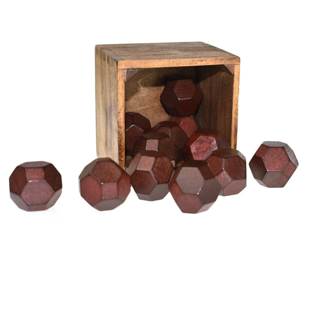 Stacking Sensory Blocks Wooden Rocks