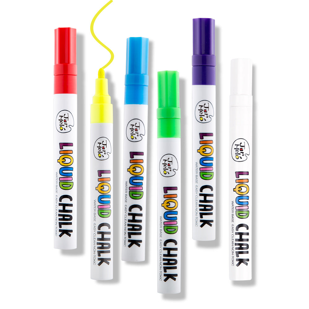 Liquid Chalk Markers - 6 Colours