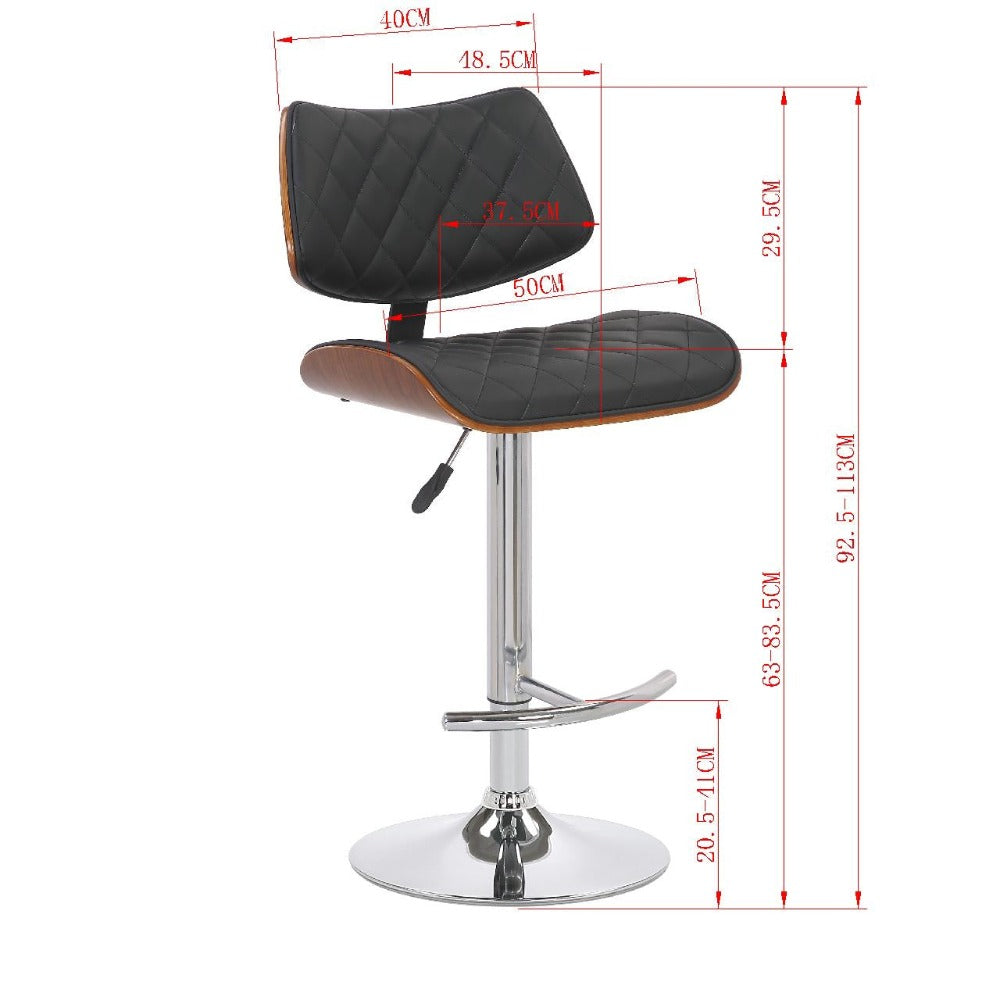 Costa Gas Lift Bar Stool