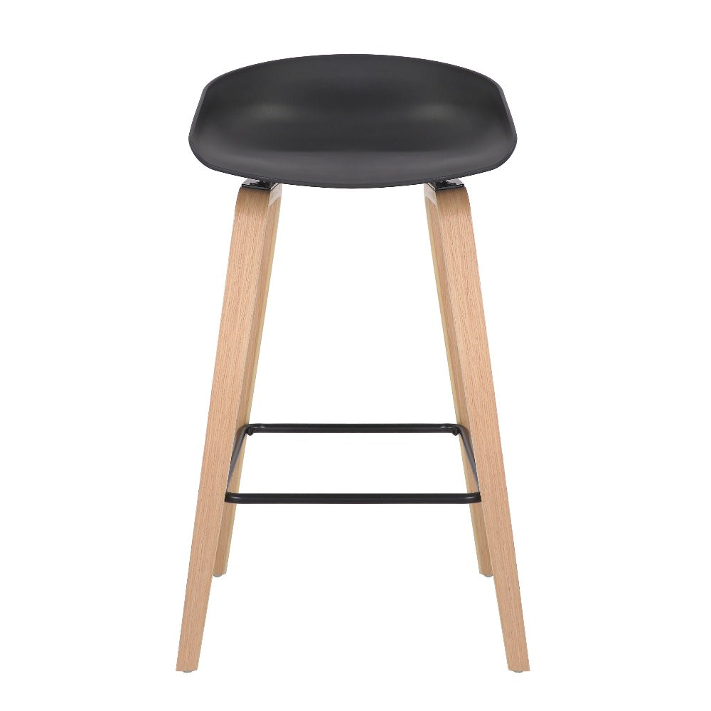 Comfort Bar Stool Set of 2 - Black