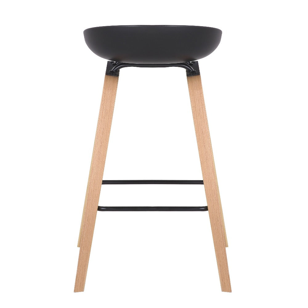 Comfort Bar Stool Set of 2 - Black