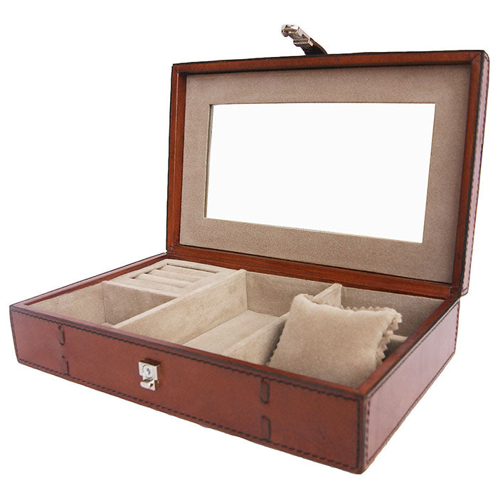 Elegant Leather Jewelry Box (Available In 5 Colors)