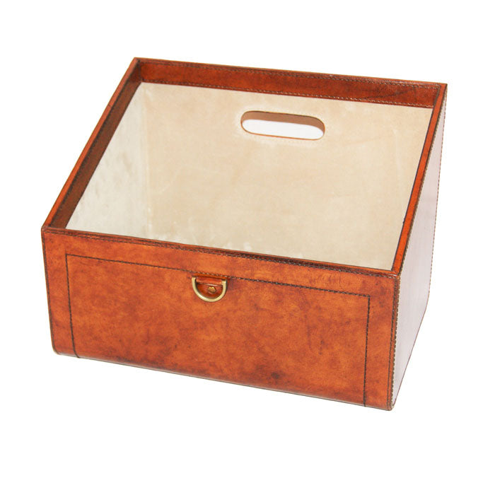 Trapezium Shape Leather Multipurpose Box (Available in 2 Colors)