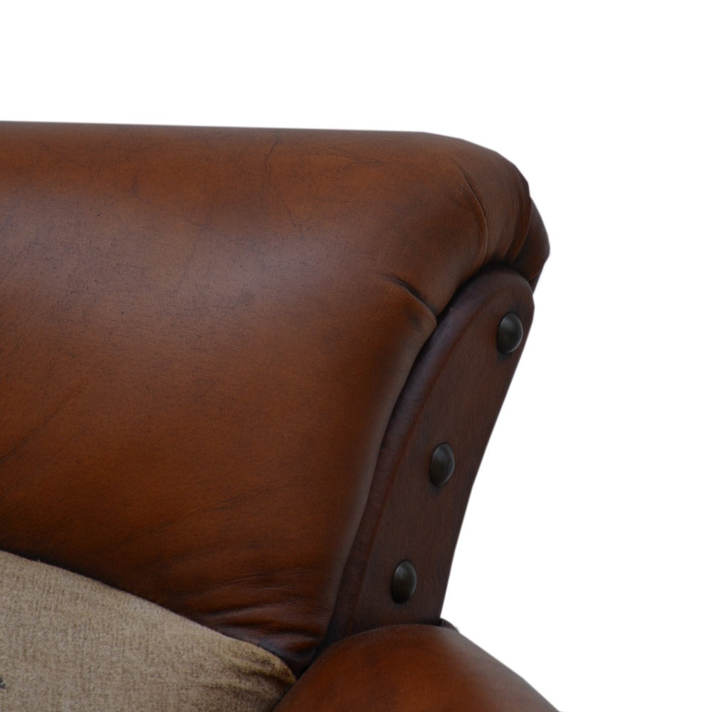 Charles Polo Leather Vintage Armchair