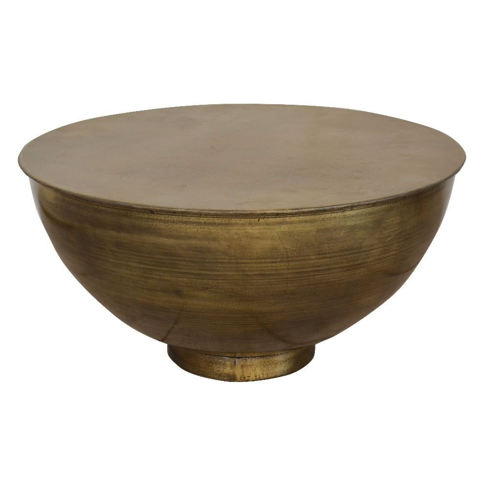 Selina Polished Brass Finish Coffee Table