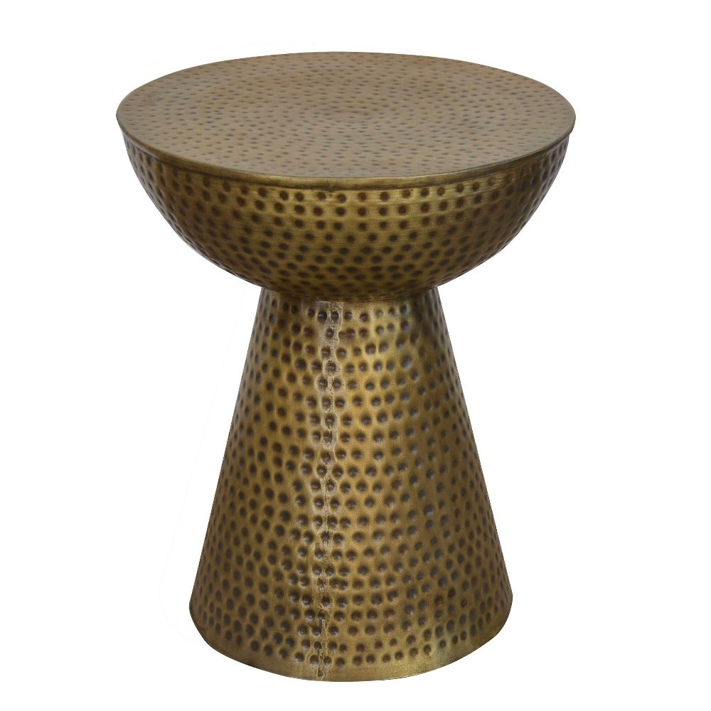 Biden Hammered Pattern Side Table