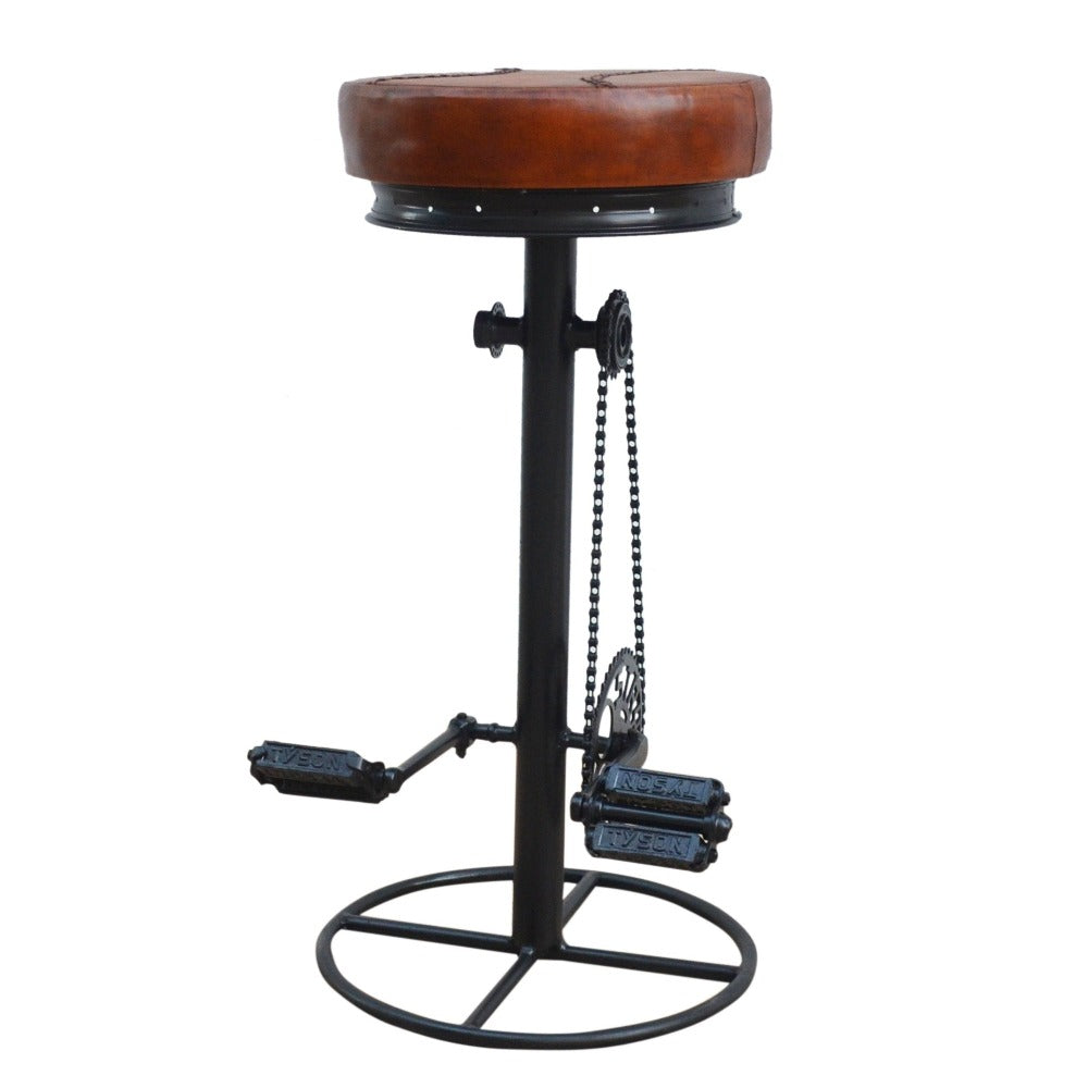 Industrial Bicycle Bar Stool Set of 2