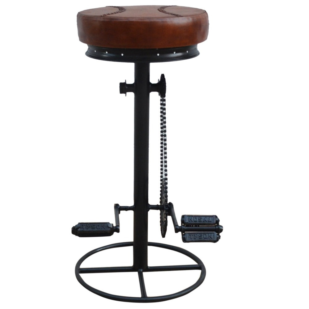 Industrial Bicycle Bar Stool Set of 2