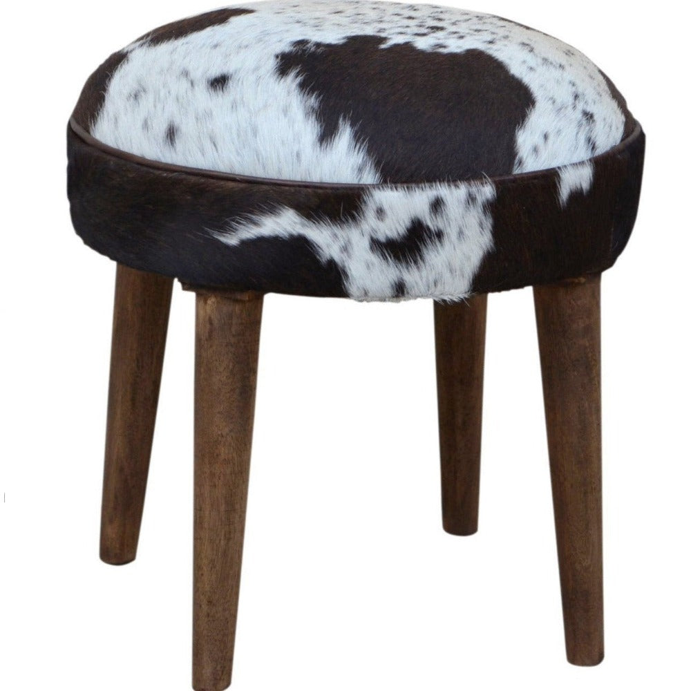 Short Cowhide Stool