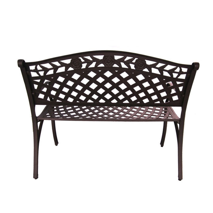 Tranquil 2-Seater Cast Aluminium Bench