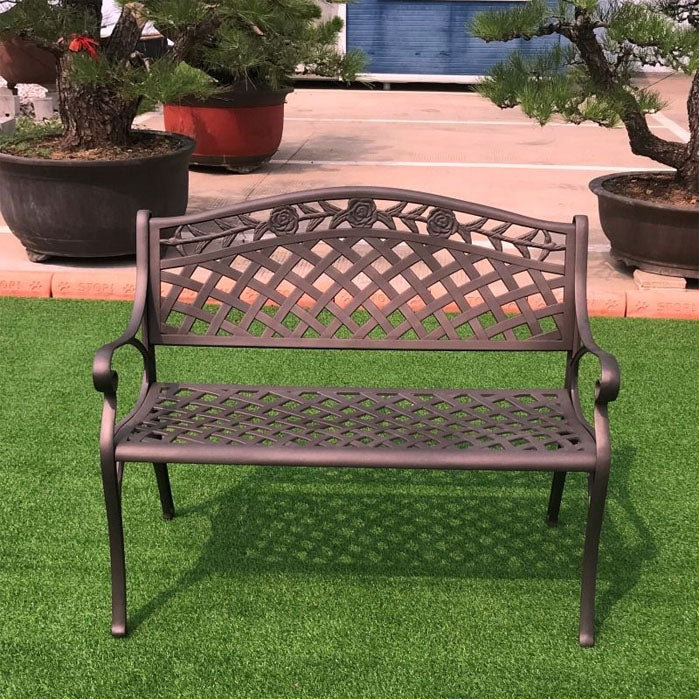 Tranquil 2-Seater Cast Aluminium Bench