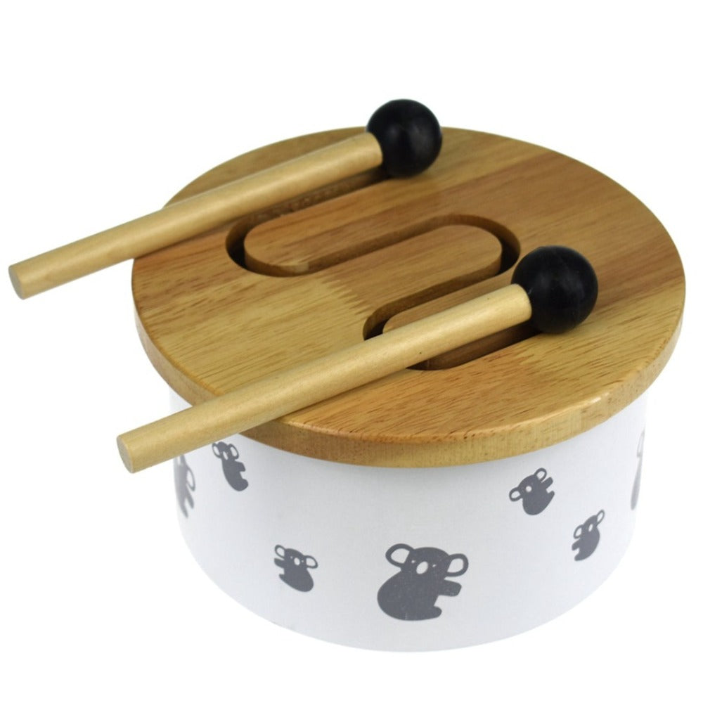 Toddlers Wooden Musical Drum Set