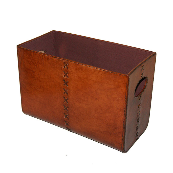 Rectangle Multi Purpose Leather Basket (Available in 2 Colors)