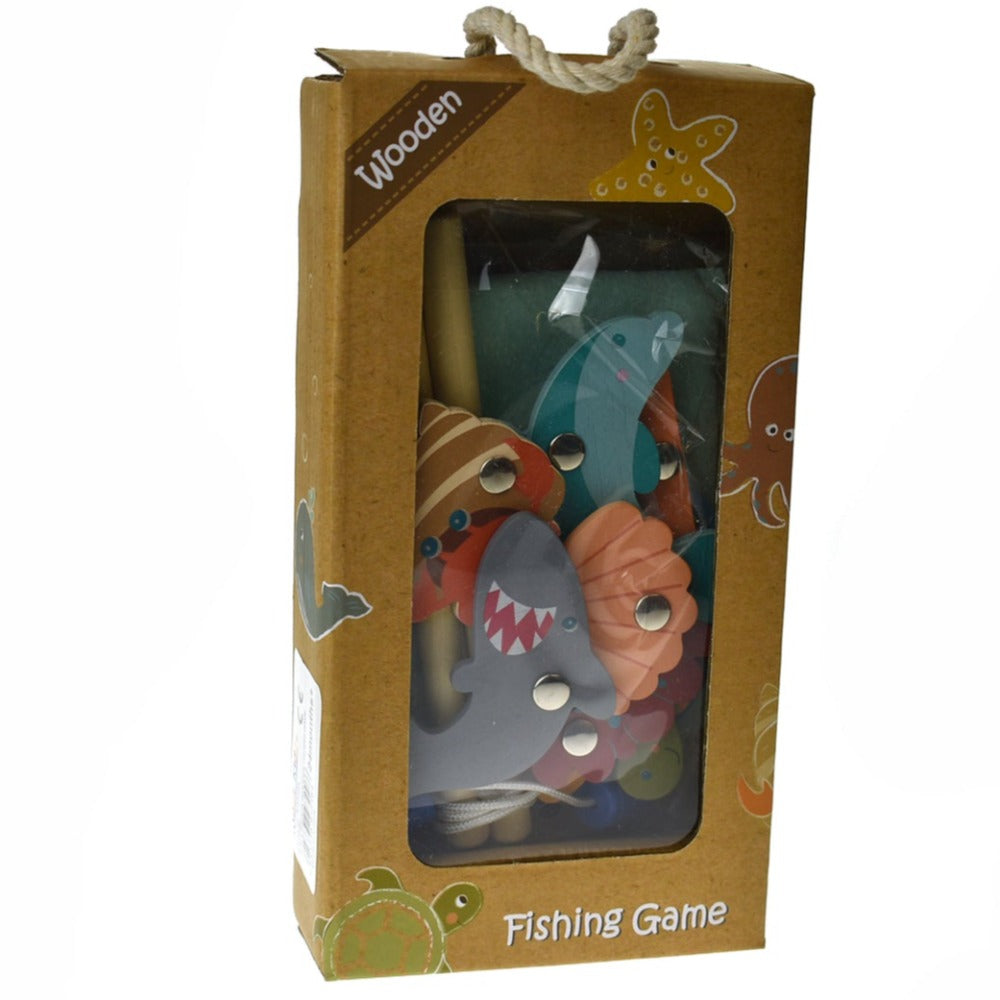 Wooden Magnetic Fishing Game