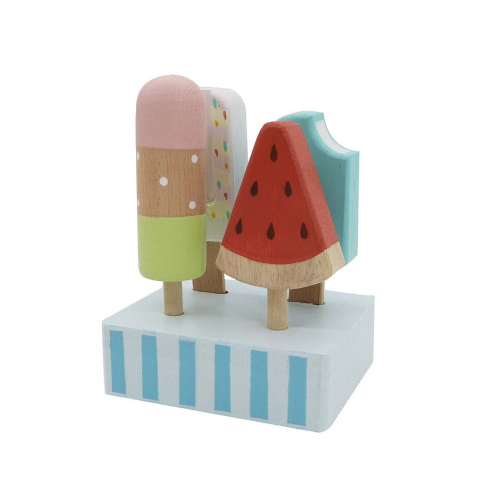 Toddlers Wooden Icy Pole Playset